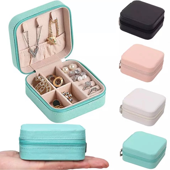 HP Gorgeous Jewelry Pouch Travel Case / Bridesmaid Gift / Wedding / Anniversary - Picture 2 of 16